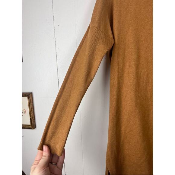 Dreamers Brown Cognac V Neck Women’s S/M - Picture 6 of 7